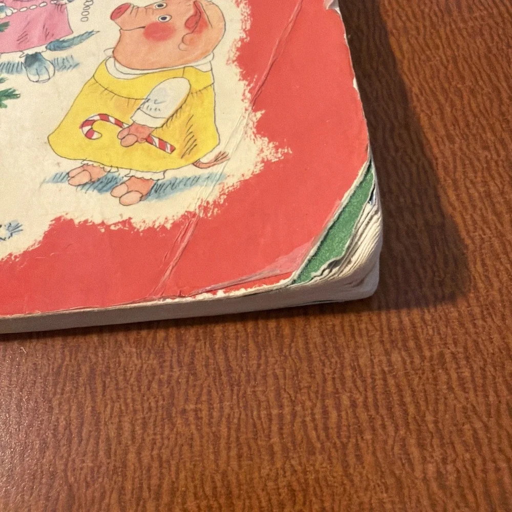 The Animals' Merry Christmas by Richard Scarry (1972, Paperback) Golden Book